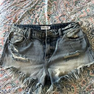 Jean shorts, size S